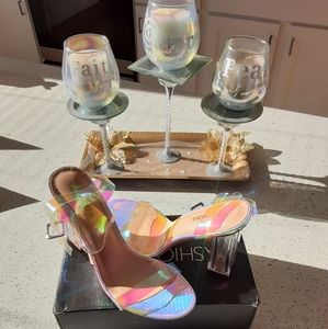 Transparent heels